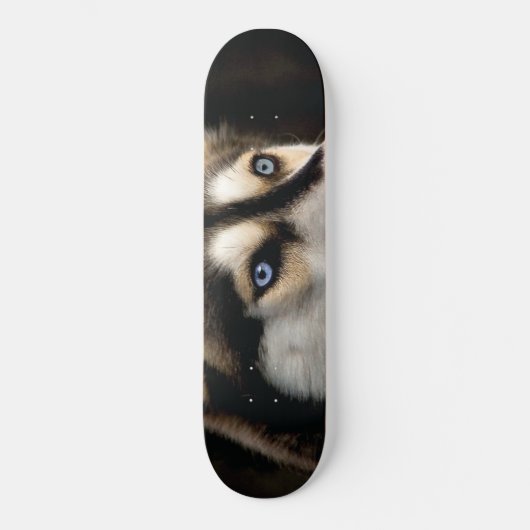 Mooi Husky Sierkussen Skateboard (Voorkant)