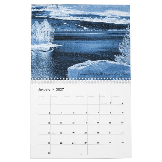 Mooi Idaho Kalender (Jan 2027)