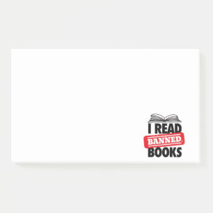 Mooi “Ik Lees Verboden Boeken” Boeklievend Post-it® Notes