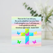 MOOI ISAIAH 41:10 ONTWERP KAART (Staand voorkant)