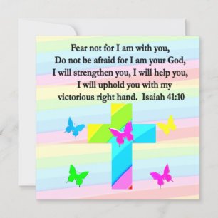 MOOI ISAIAH 41:10 ONTWERP KAART