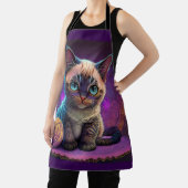 Mooi jong Kat met garenbal Schort (Insitu)