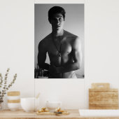 Mooi jong Man Poster (Keuken)