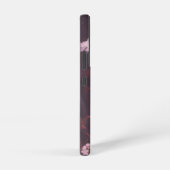 Mooi jong meisje van roze bloemen portret samsung galaxy hoesje (Rechterkant)