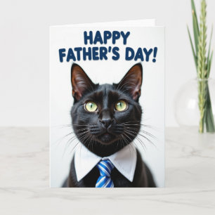 Mooi Kattenvadersdag Kaart