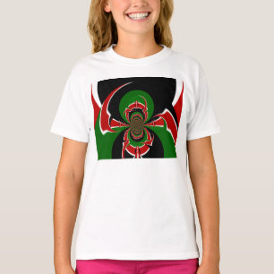 Mooi Keniaanse wandtapijt: Keniaanse vlag Vlinder T-shirt