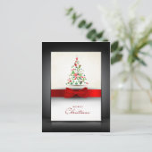 Mooi kerstBriefkaart Feestdagenkaart (Staand voorkant)