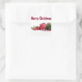 **MOOI KERSTDECOR" KERST STICKER (Tas)