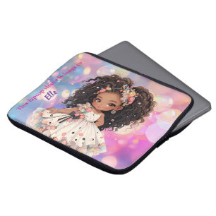 Mooi klein meisje laptop sleeve