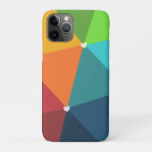 Mooi kleurrijk driehoeken patroon Case-Mate iPhone case (Achterkant)