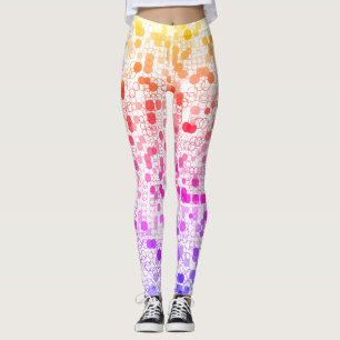 Mooi Kleurrijke Geometrische Cirkels Leggings