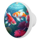 Mooi Koi Keramische Knop (Rechts)