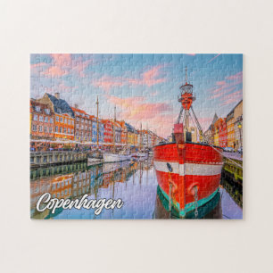 Mooi Kopenhagen, Denemarken Legpuzzel