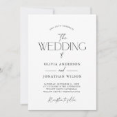 Mooi koppel script kaart (Voorkant)