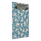 Mooi koraalpatroon mini klembord (Schuin)