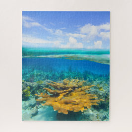 Mooi koraalrif boven en onder de puzzle van Jigzaa Legpuzzel