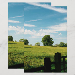 Mooi landschap briefpapier