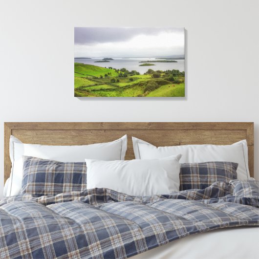 Mooi landschap op Ierland Canvas Afdruk (Insitu (Slaapkamer))