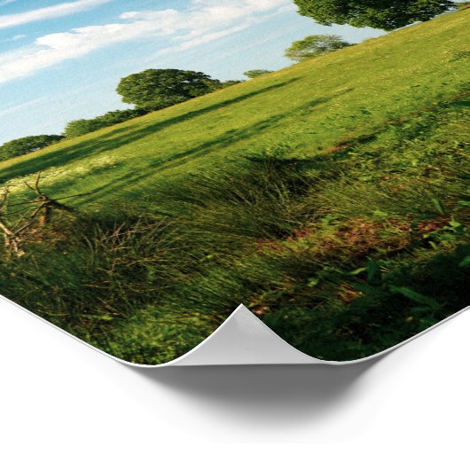 Mooi landschap poster (Hoek)