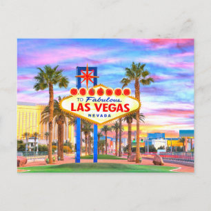 Mooi Las Vegas, Nevada, Verenigde Staten Briefkaart