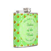 Mooi Lentebruiloft Appelbloesem en Appels Heupfles (Rechts)