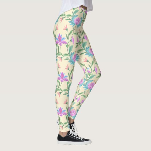 Mooi Lilly Seamless Pattern Leggings (Rechts)