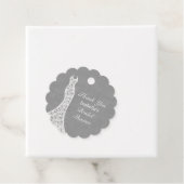 Mooi linnen Vrijgezellenfeest dank u Bedankjes Labels (In situ)