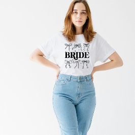 Mooi lint meisjesachtige bruid trouwdag  Tri-Blend shirt