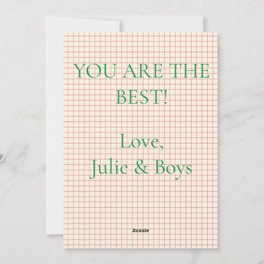 Mooi Madelief Pot Bloemen Moederdag Kaart (Achterkant)