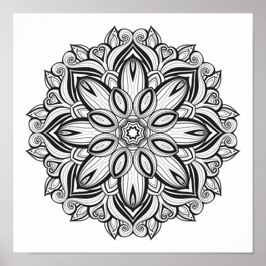 Mooi Mandala 2 Poster (Voorkant)