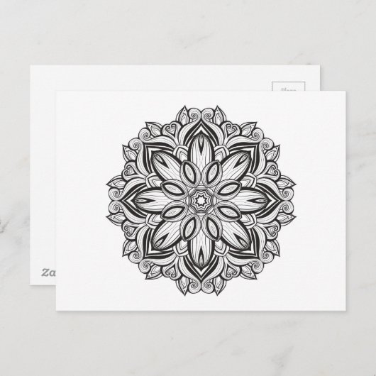 Mooi Mandala Briefkaart (Voorkant / Achterkant)