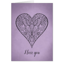 Mooi Mandala Heart, ik hou van je