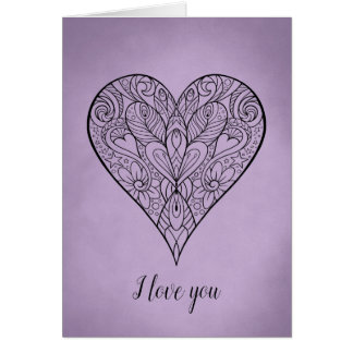 Mooi Mandala Heart, ik hou van je