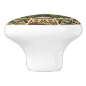 Mooi Mandala Keramische Knop (Zijkant)