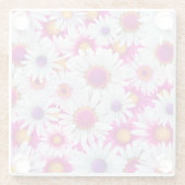 Mooi Marguerite Flowers Onderzetter Glazen Onderzetter (Achterkant)