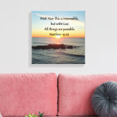 MOOI MATTHEW 19:26 FOTODESIGN CANVAS AFDRUK (Insitu (Woonkamer))