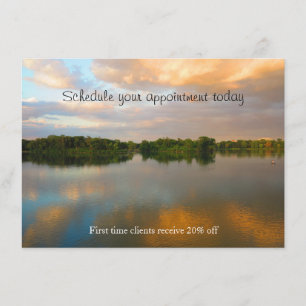 Mooi meer bij Sunset Kaart