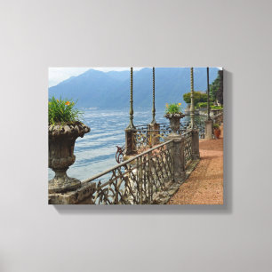 Mooi meer Como Italië Canvas Afdruk