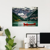 Mooi meer Louise, Canada Poster (Thuiskantoor)