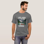 Mooi meer Louise, Canada T-shirt (Voorkant volledig)