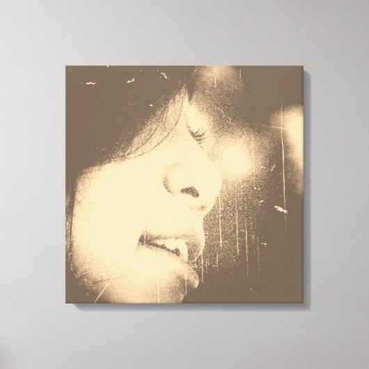 mooi meisje #2 omgepakt Canvas (Voorkant)