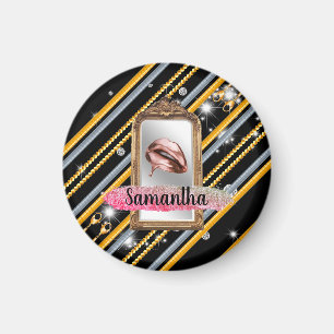 Mooi meisje Gift Elegant Chic Custom Magneet
