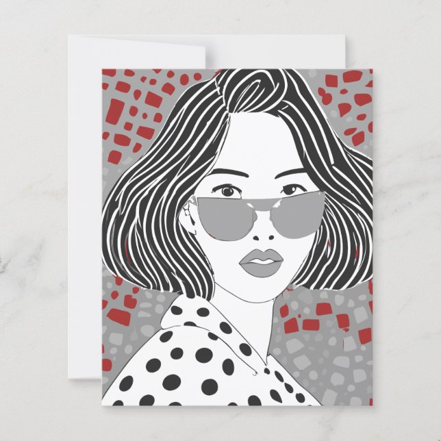 mooi meisje | kleurplaat (Voorkant)