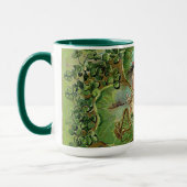 Mooi  Meisje met Shamrocks Happy Mok (Links)