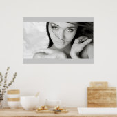 mooi meisje poster (Keuken)