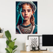 mooi meisje poster (Thuiskantoor)