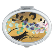 Mooi Meisjesachtig Glitter Goud Dierenprint Glam N