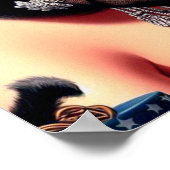  mooi meisjesportret poster (Hoek)