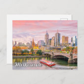 Mooi Melbourne, Australië Briefkaart (Voorkant / Achterkant)