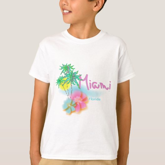 Mooi Miami Florida T-shirt (Voorkant)